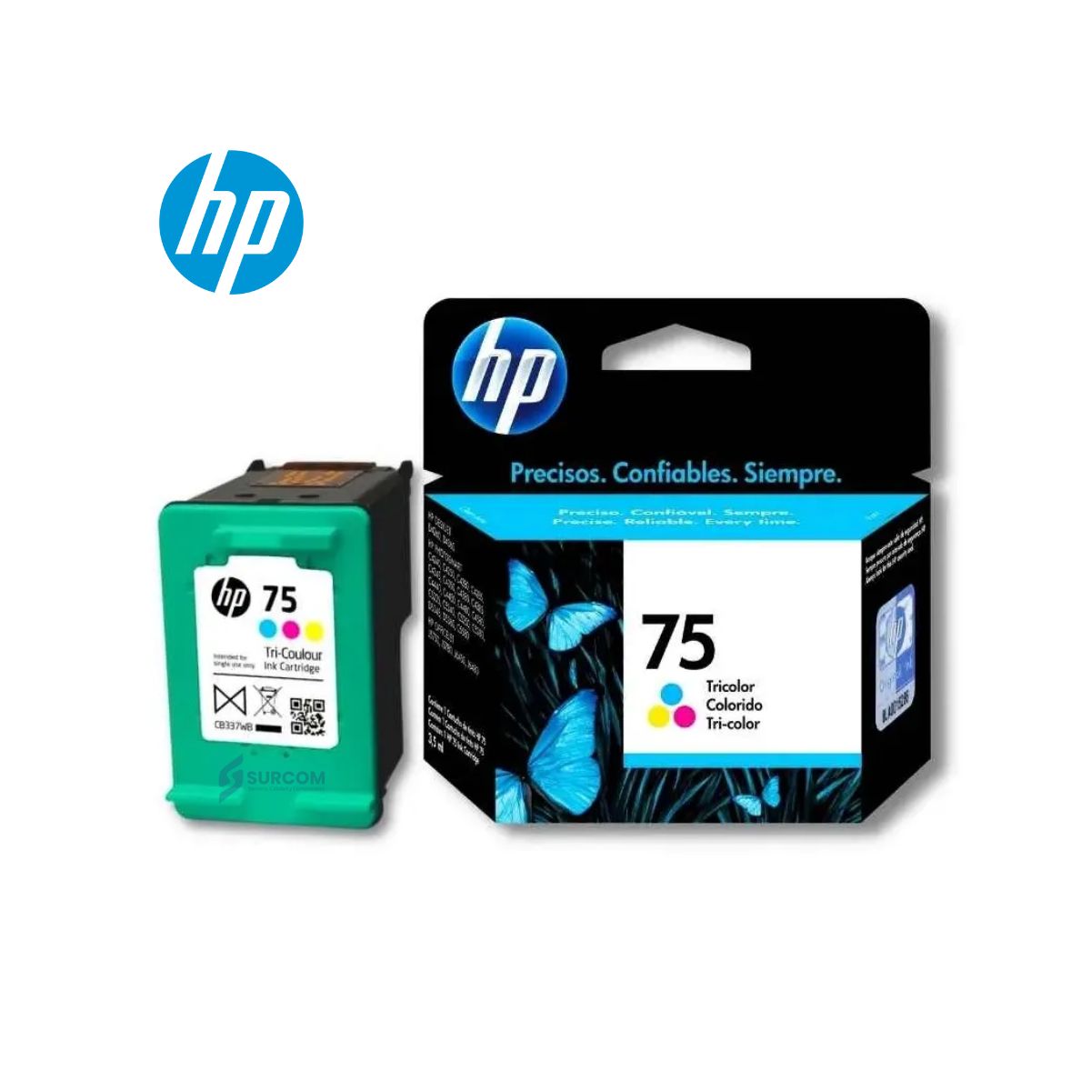 HP - Cartucho HP 75 Tricolor CB337WL original