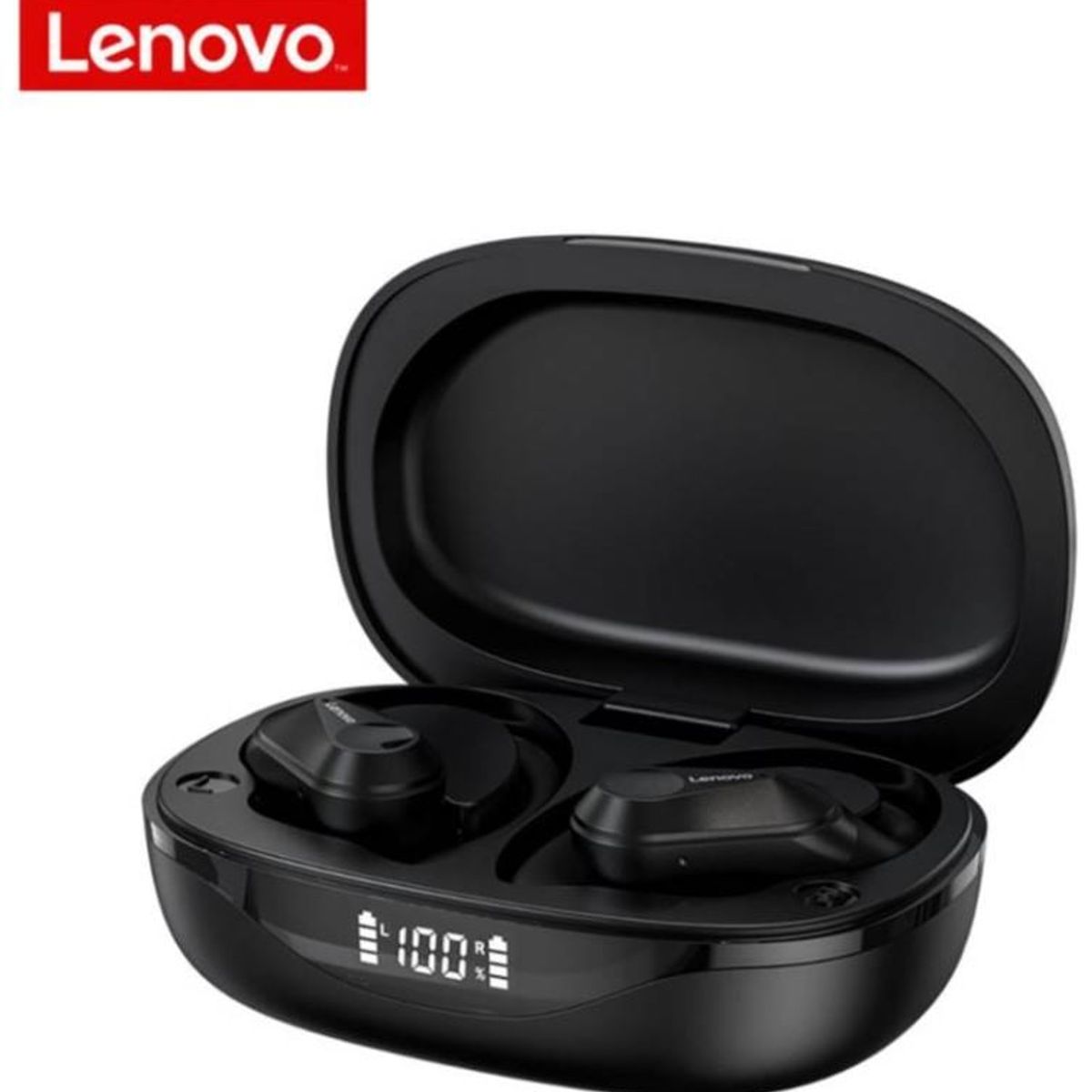 LENOVO - Audifono Bluetooth Lenovo LP75 Sports Wireless 5.3 - Negro
