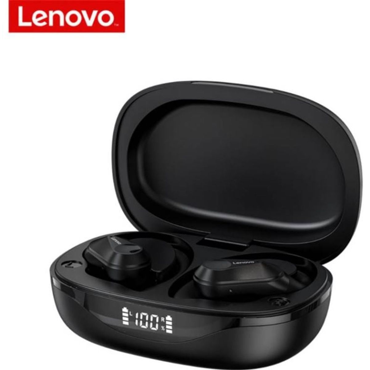 LENOVO - Audifono Bluetooth Lenovo LP75 Sports Wireless 5.3 - Negro