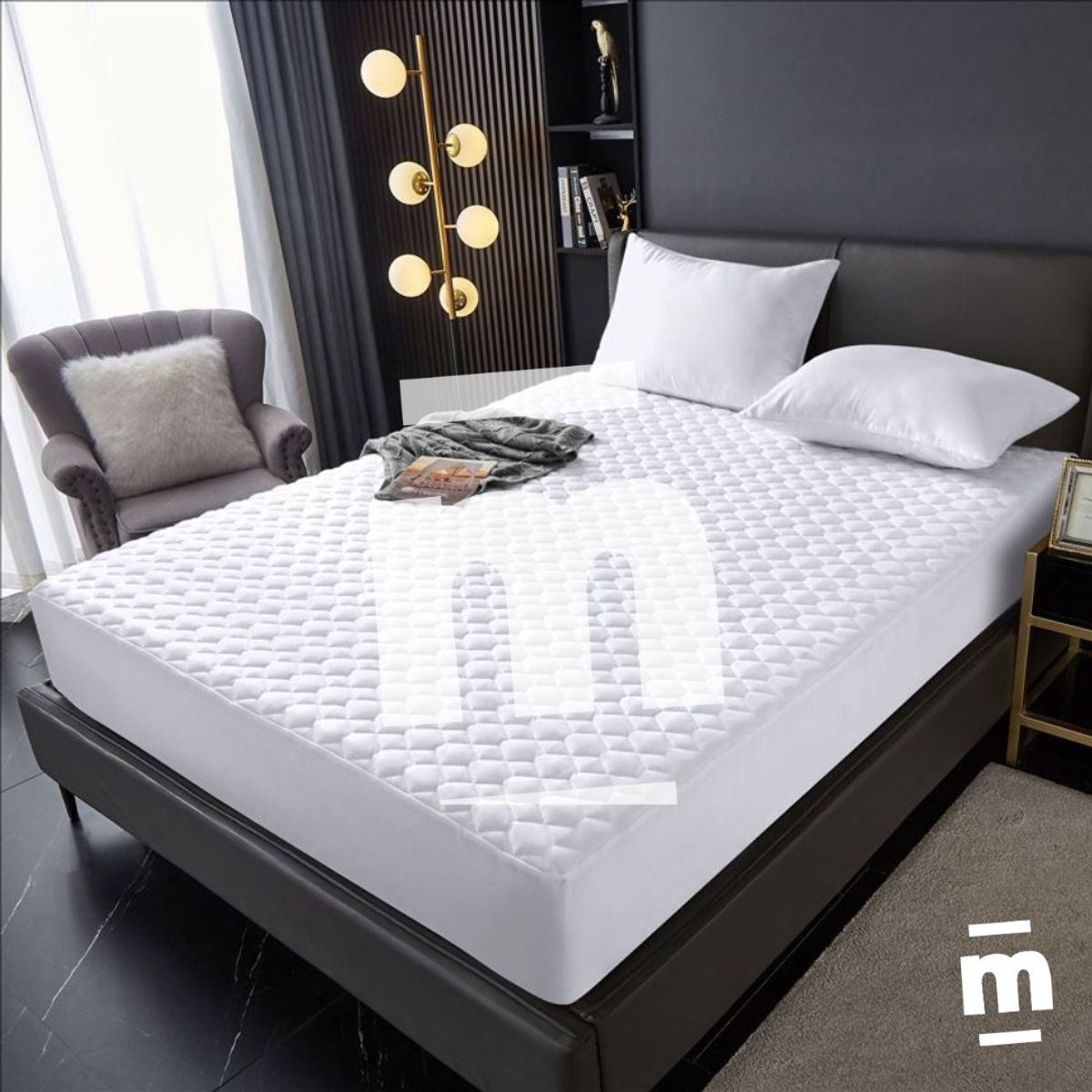 CASATEX - PROTECTOR DE COLCHON IMPERMEABLE ACOLCHADO 2PLAZAS