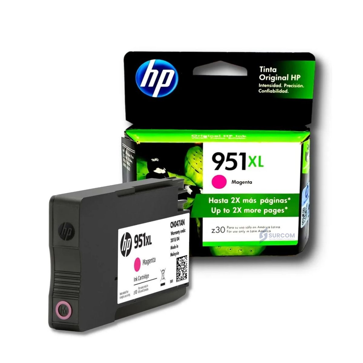 HP - Cartucho HP 951XL Magenta CN047AL original