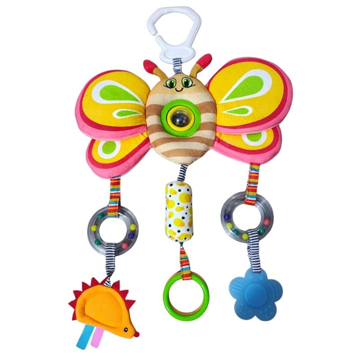 GENERICO - Sonajero Sensorial Colgante Mariposa para Bebe Cuna o Coche