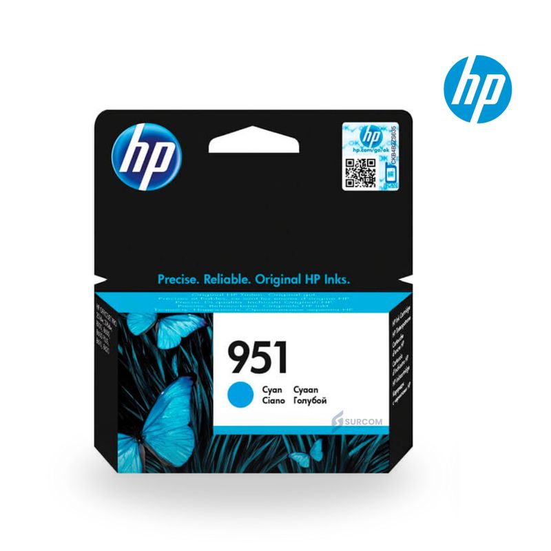 HP - Cartucho HP 951 Cyan CN050AL original