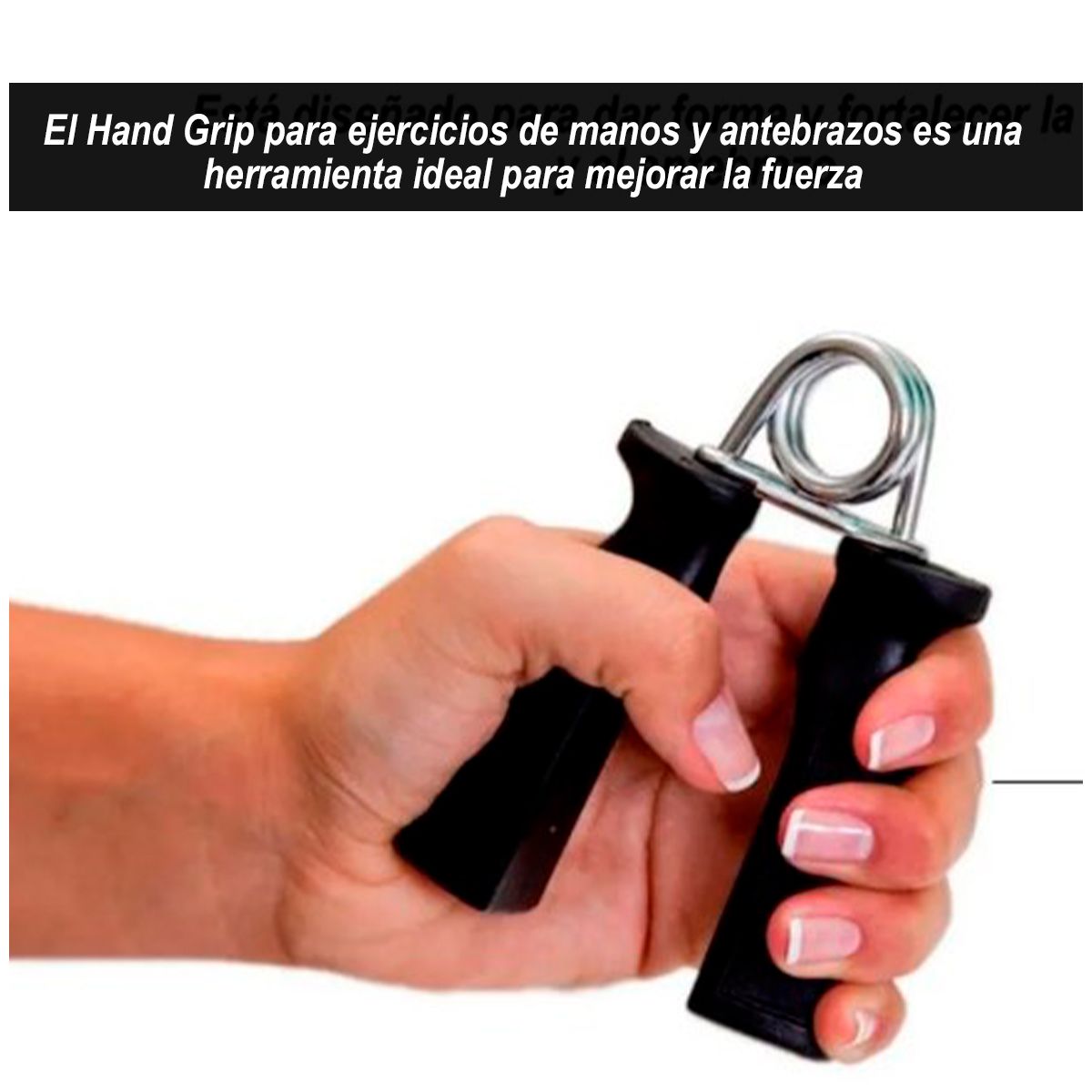 GENERICO - Dos Hand Grip Ejercita Manos Y Antebrazos Gimnasio Fitness