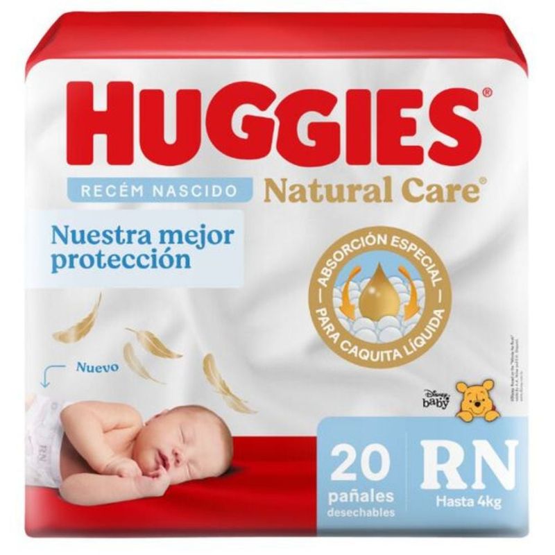 HUGGIES - Pañal Huggies Natural Care Froz Talla RN 20 unid