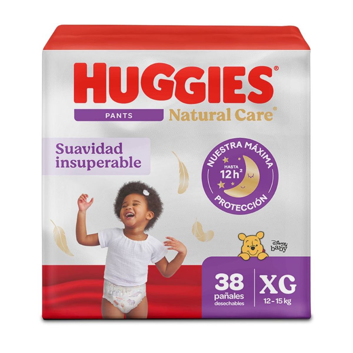 HUGGIES - Pants Huggies Natural Care Talla XG 38 unid