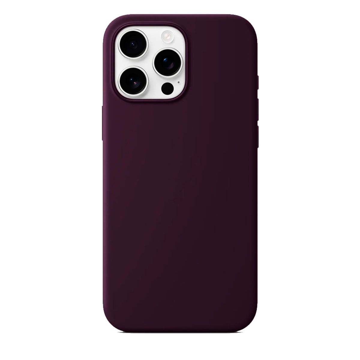 GENERICO - Case Silicona para iPhone 16 Pro Max con Magsafe - Morado