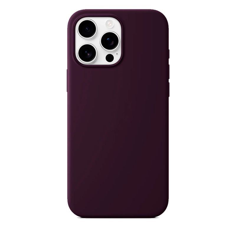 GENERICO - Case Silicona para iPhone 16 Pro Max con Magsafe - Morado