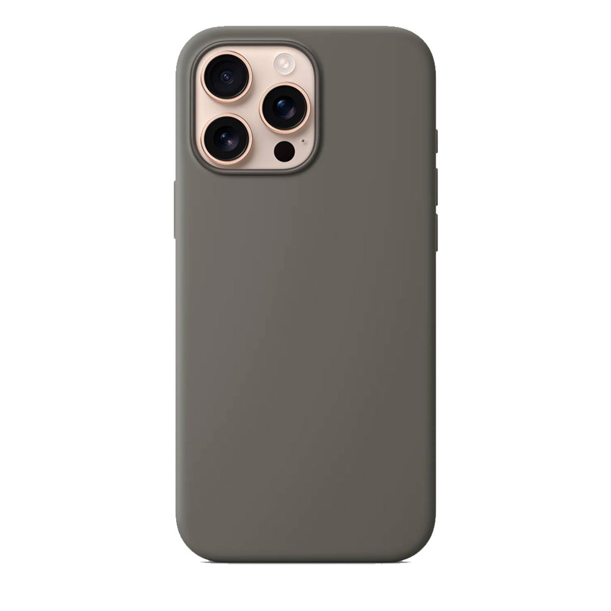GENERICO - Case Silicona para iPhone 16 Pro Max con Magsafe - Gris