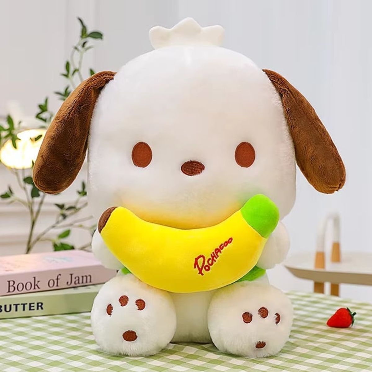 SANRIO - PELUCHE SANRIO POCHACCO BANANO 45CM