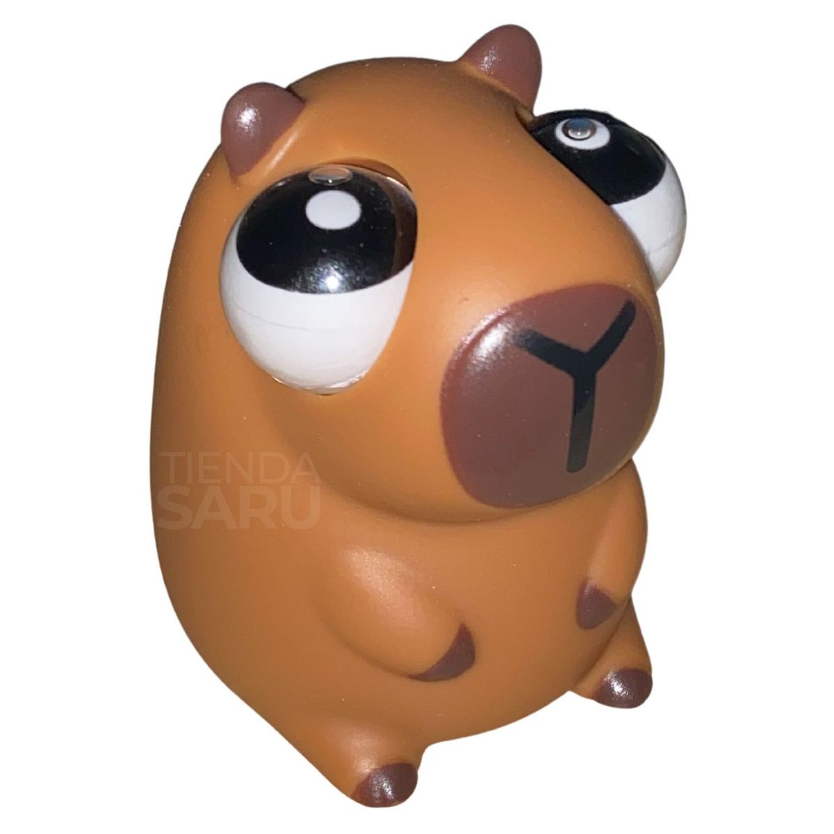 GENERICO - Squishy Capibara Ojos Saltones Juguete Sensorial Antiestrés