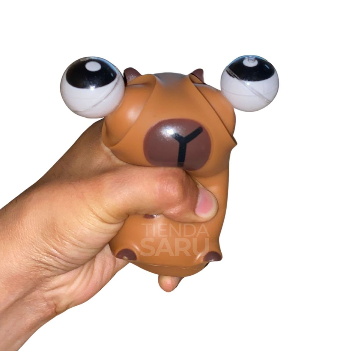 GENERICO - Squishy Capibara Ojos Saltones Juguete Sensorial Antiestrés