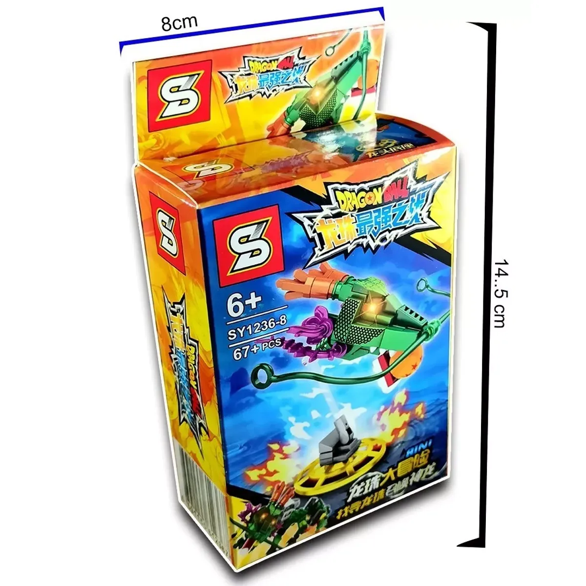 GENERICO - Minifigura Cabeza ShenLong armable - 67 Piezas