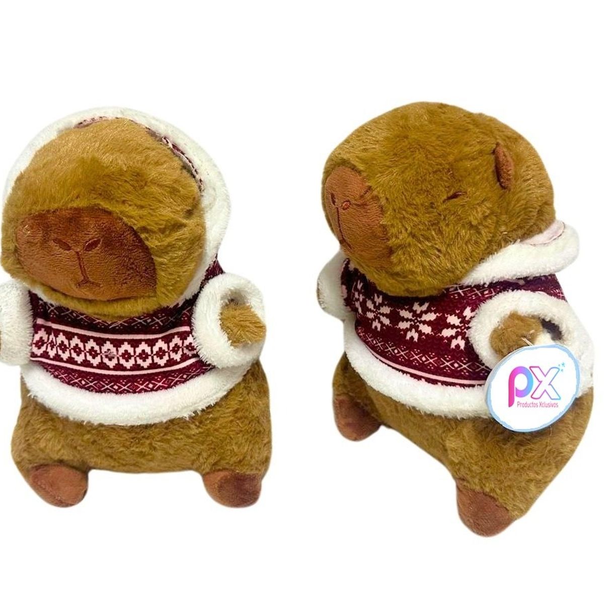 XCLUSIVE - PELUCHE CAPIBARA CAPYBARA NAVIDAD SUETER 20CM