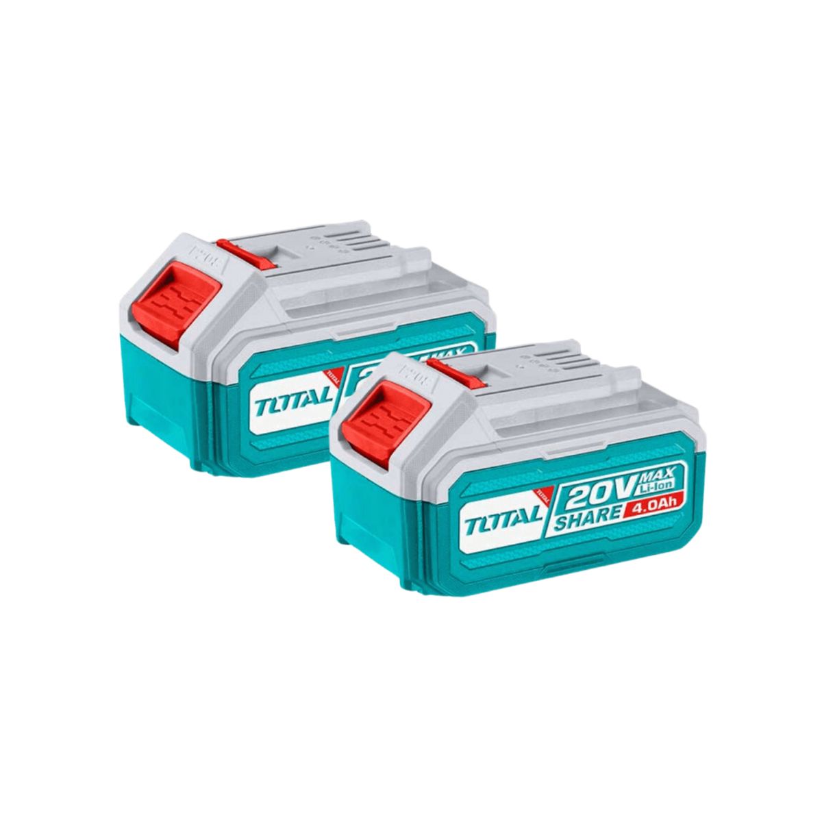 Total Tools - Pack de 2 baterias 4ah industrial Total