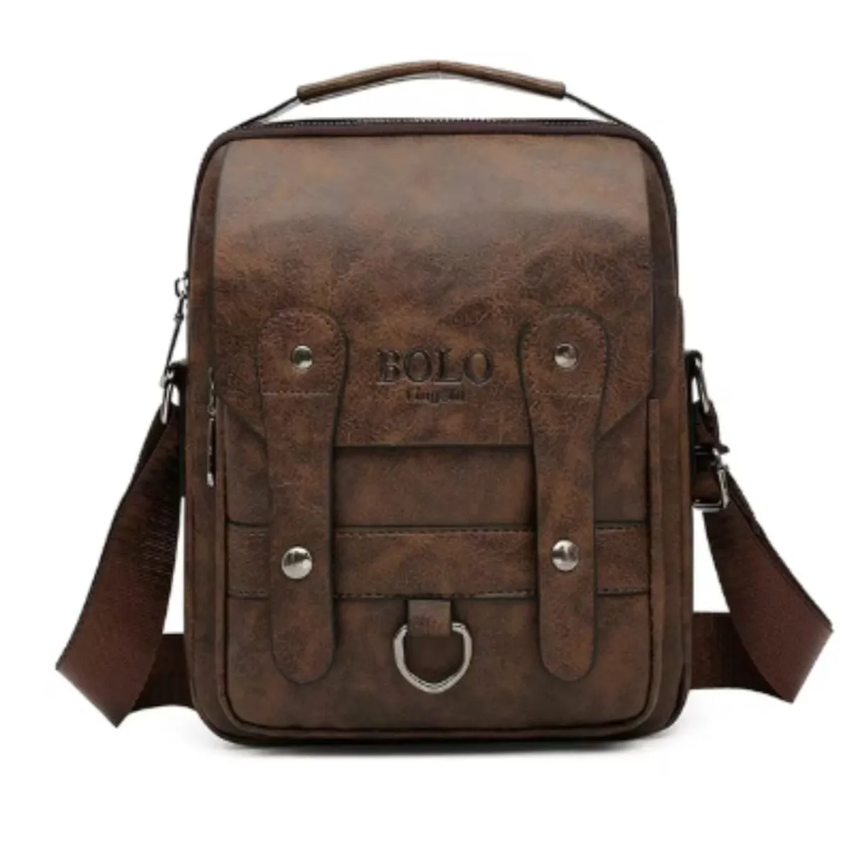 GENERICO - Morral de cuero pu multiuso BOLO