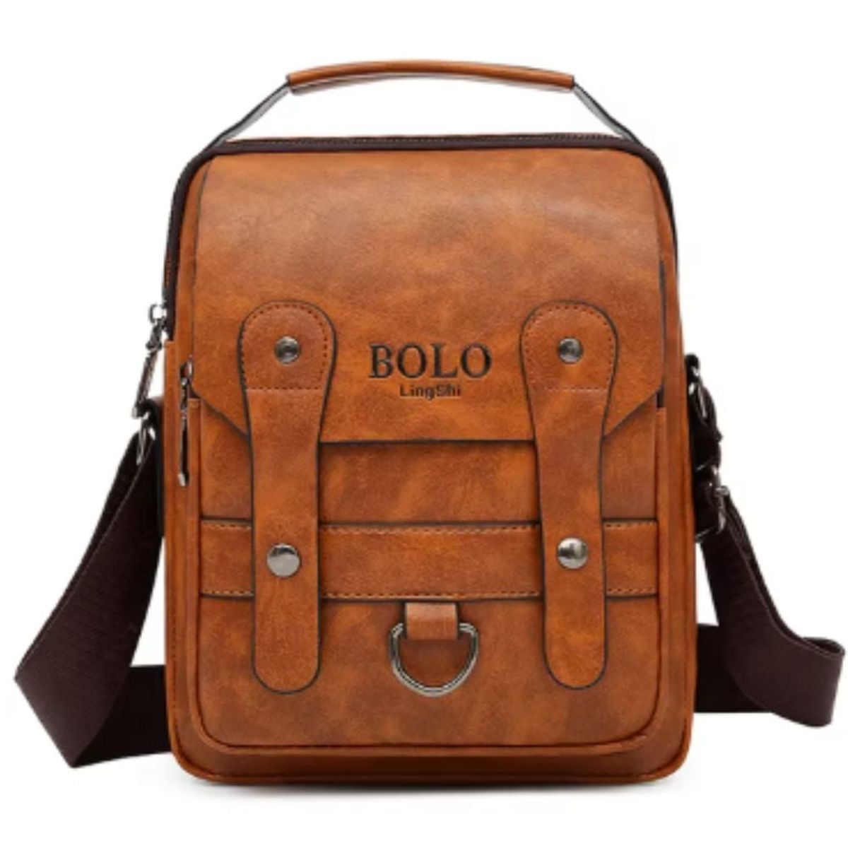 GENERICO - Morral de cuero pu multiuso BOLO