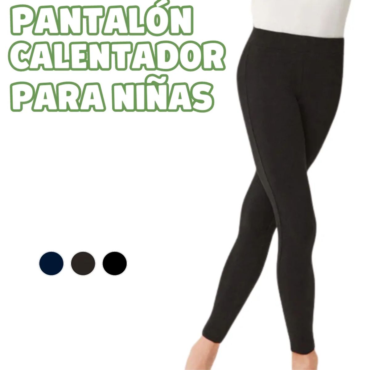 GENERICO - Calentador Pantalón Con Micropolar Para Niñas