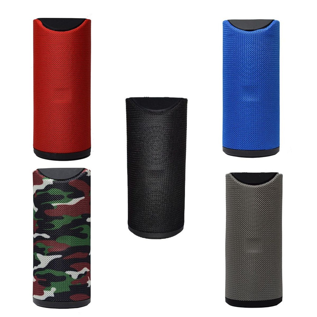 GENERICO - Parlante Bluetooth Portátil Anti-salpicaduras Verde Camuflaje