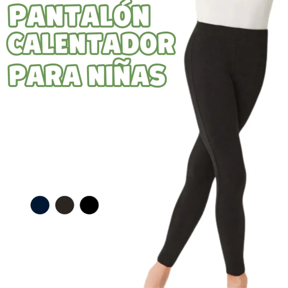 GENERICO - Calentador Pantalón Con Micropolar Para Niñas