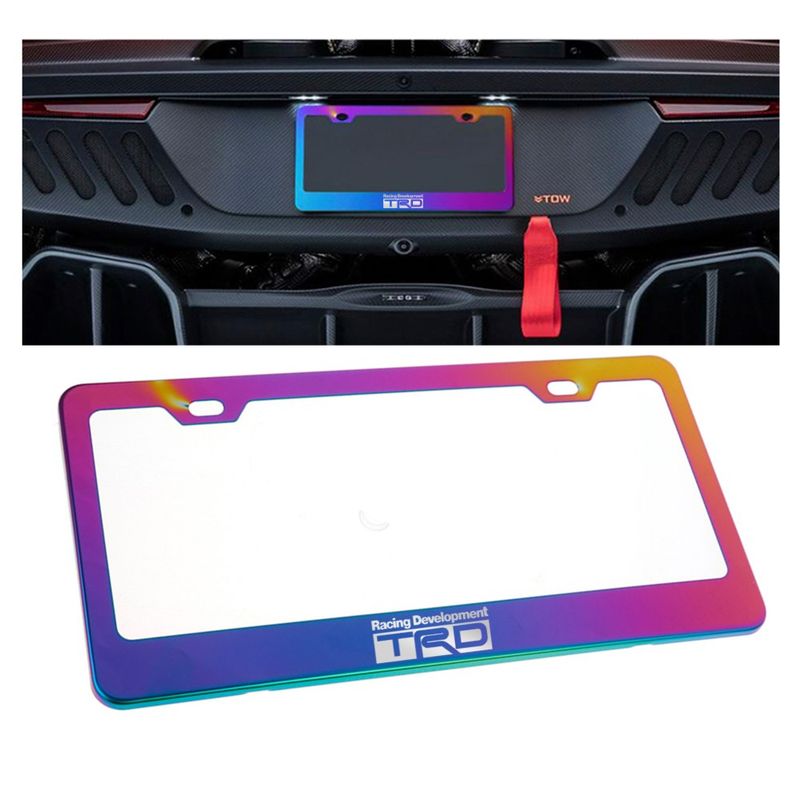 GENERICO - Marco Portaplaca Metal Inoxidable TRD Tornazol 1pcs