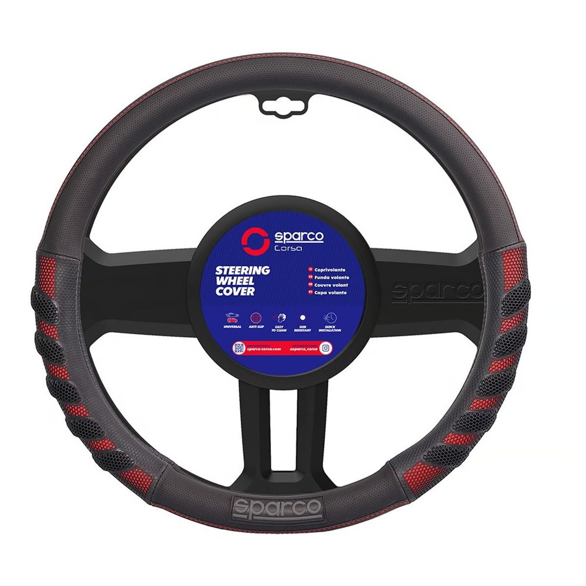 SPARCO - Funda Cubre Volante Forro De Timon Sparco
