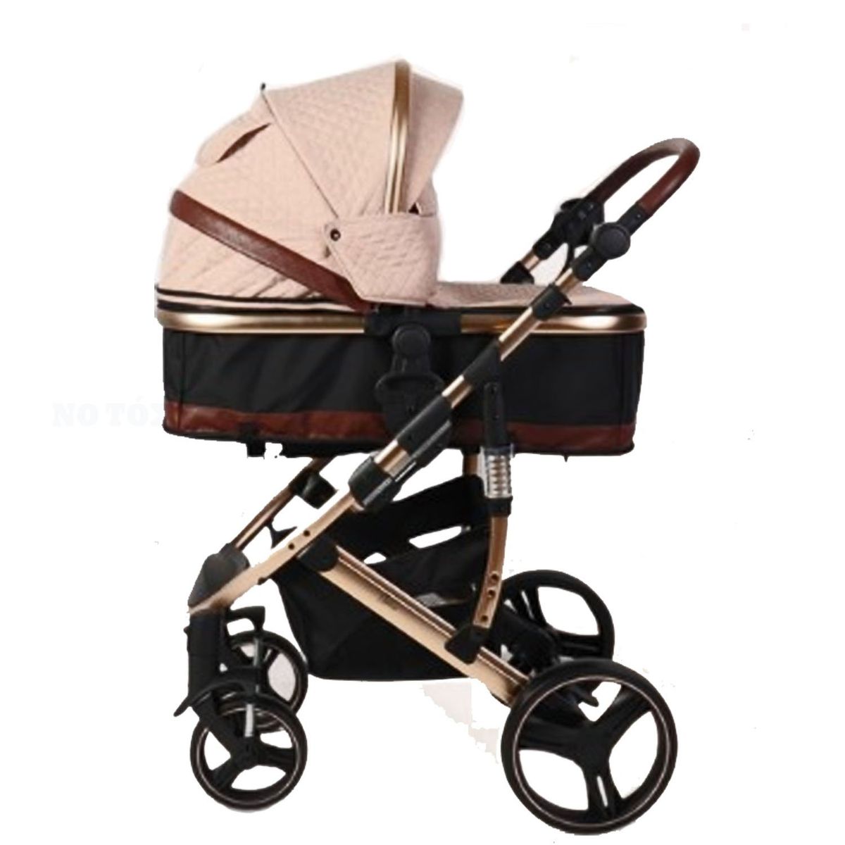 STOKKER BABY - Coche Moises de Lujo  Stokker Baby «ARCHIE» Beige
