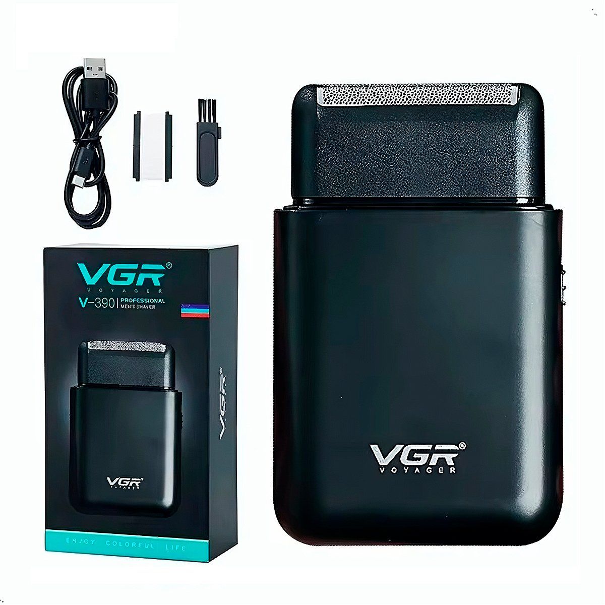 GENERICO - Afeitadora Electrica Shaver Rasuradora VGR V-390 Recargable