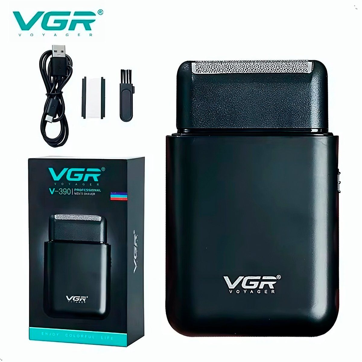 GENERICO - Afeitadora Electrica Shaver Rasuradora VGR V-390 Recargable