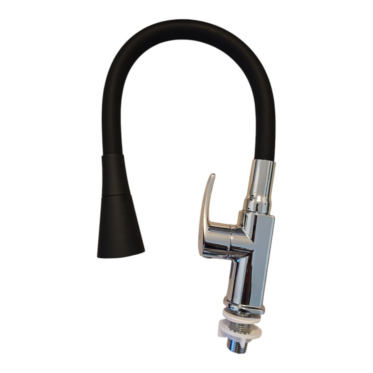 GENERICO - Grifo Caño mueble Pesado de Cocina Bronce Cromado agua fría flexible