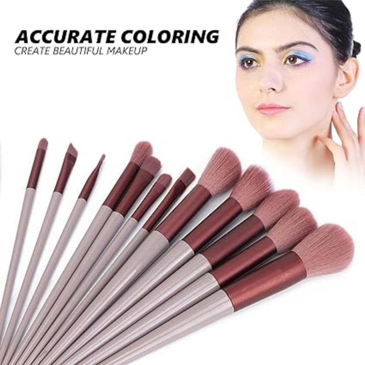 GENERICO - Juego de Brochas de Maquillaje 13 Piezas Profesional Aleatorio