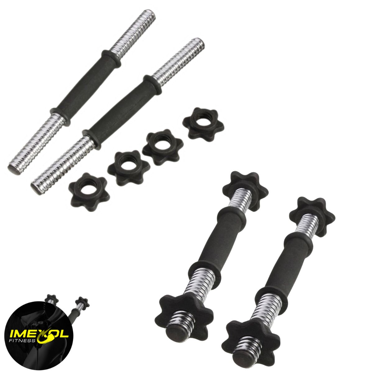 GENERICO - MANUBRIOS PVC - Par de manubrios incluido seguros