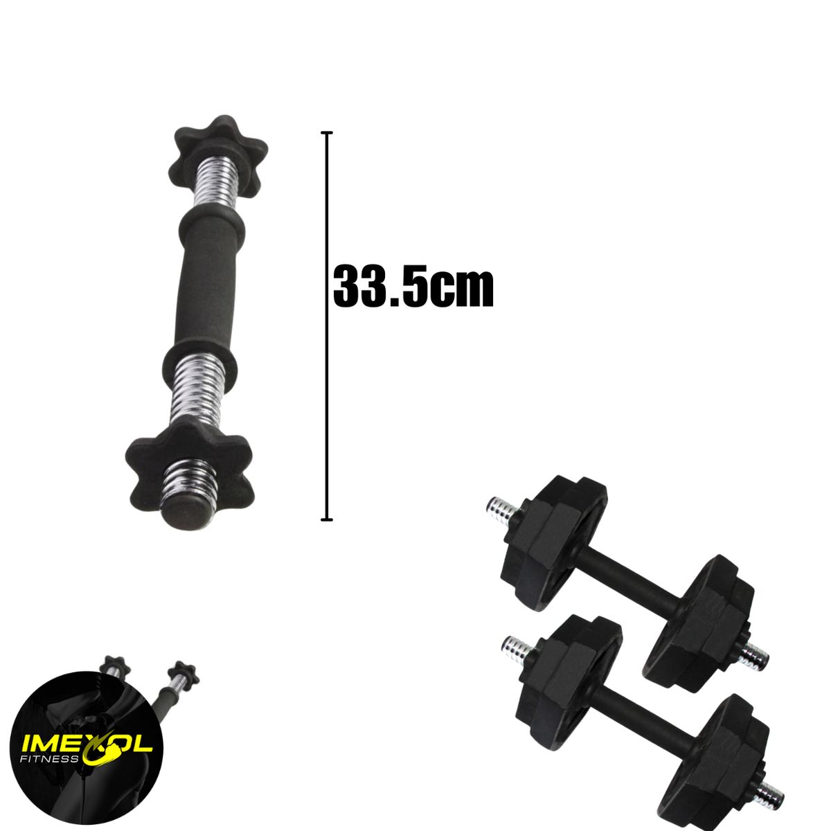 GENERICO - MANUBRIOS PVC - Par de manubrios incluido seguros