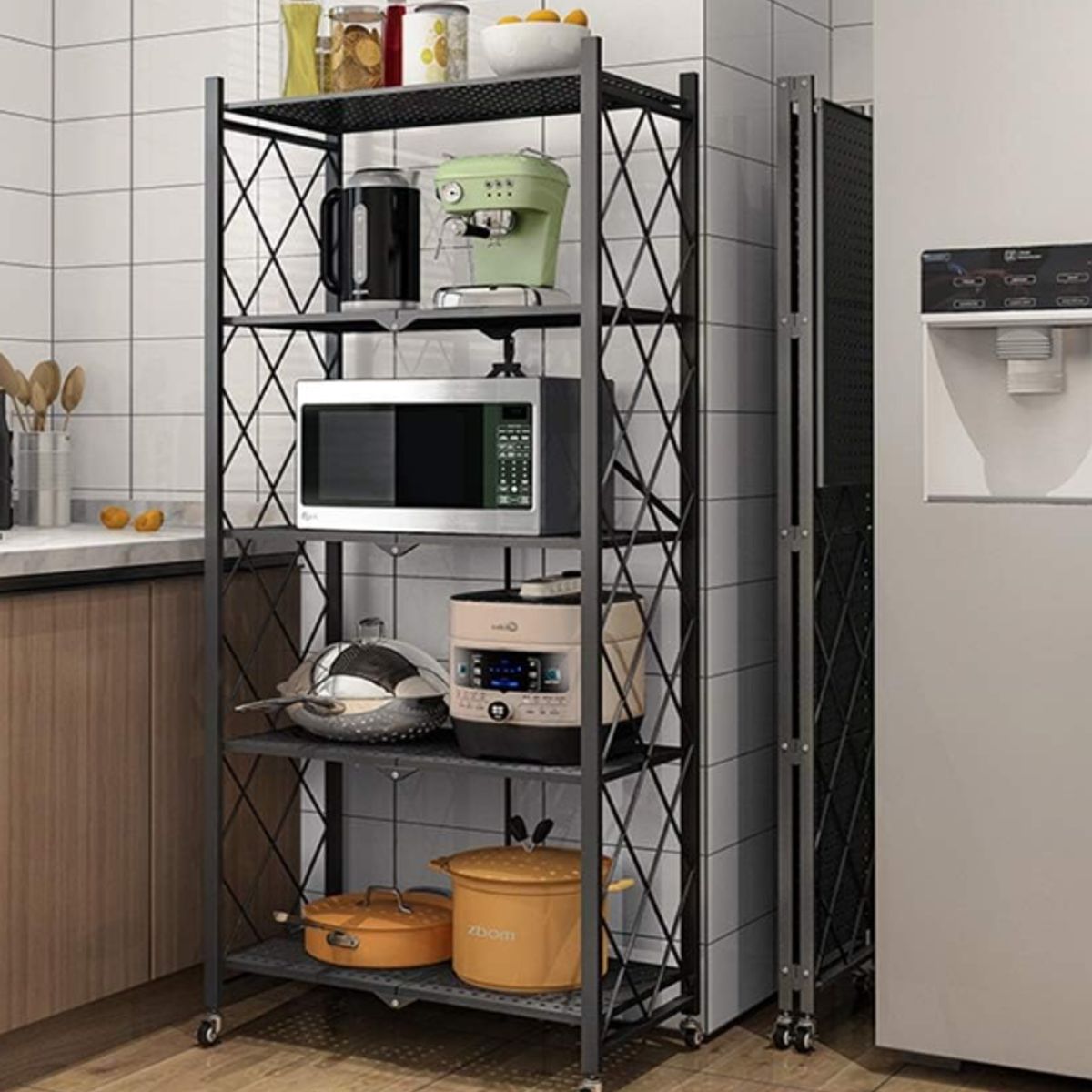 GENERICO - Estante De Almacenamiento Plegables 5 Niveles