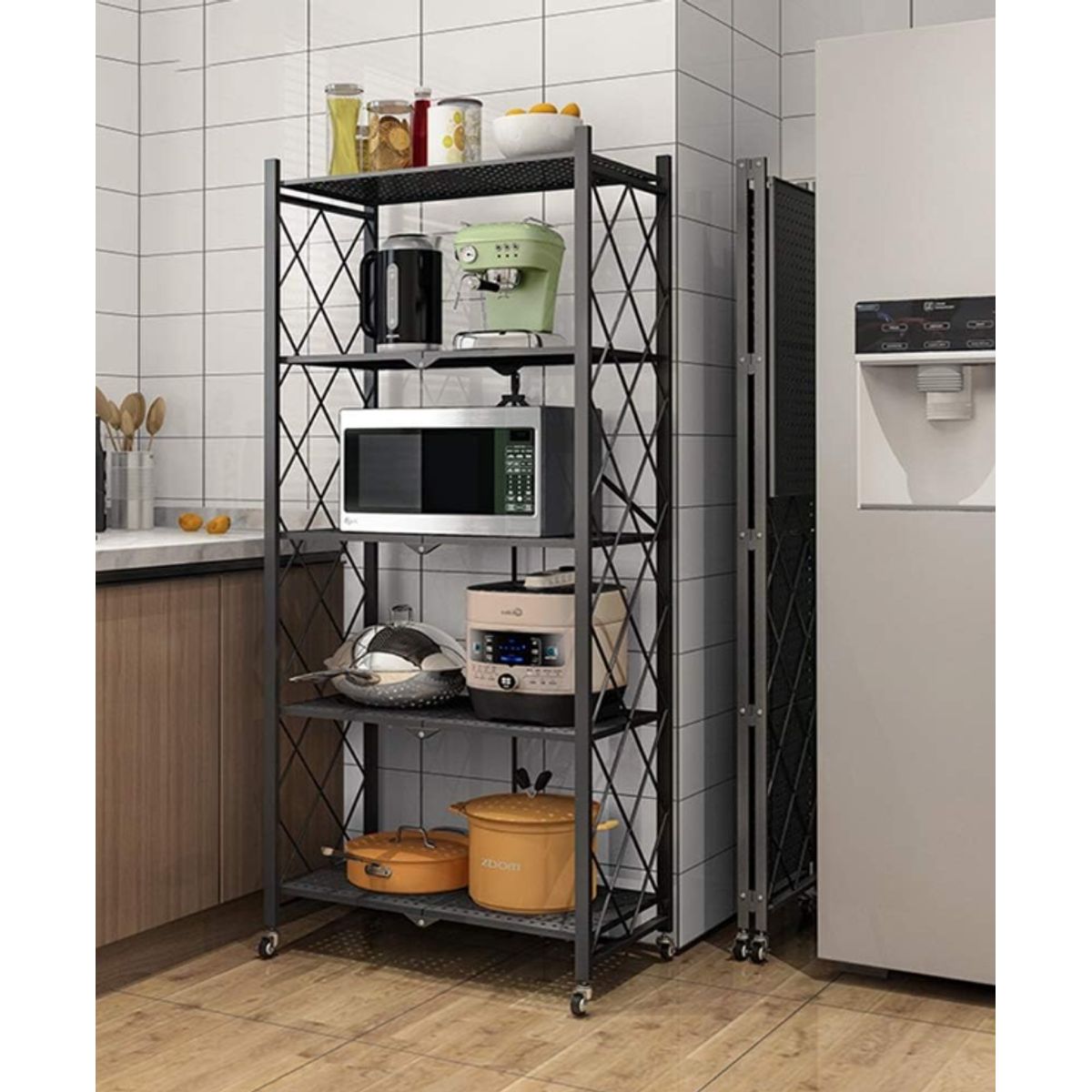 GENERICO - Estante De Almacenamiento Plegables 5 Niveles