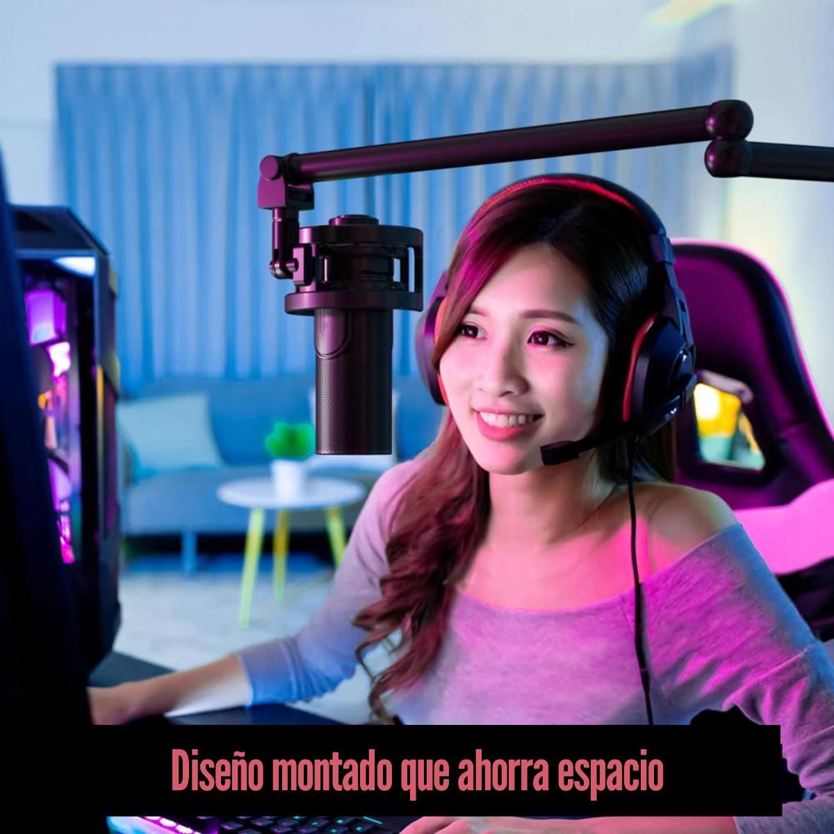 STREAMPLIFY - Streamplify - Brazo Mount Lift para Micrófono Luces Cámaras