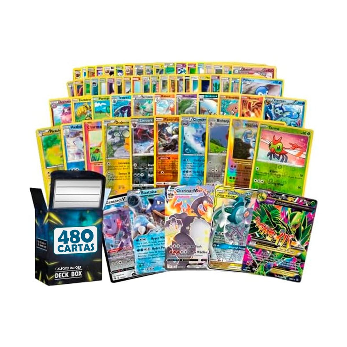 POKEMON - LOTE 480 CARTAS AL AZAR POKEMON TCG