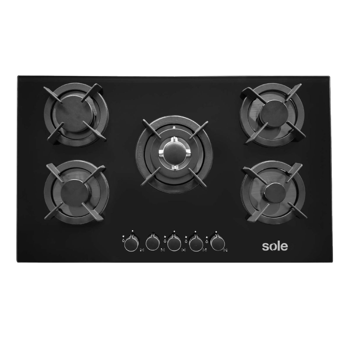 SOLE - Cocina Empotrable Sole 5 Hornillas 90 cm SOLCO069.