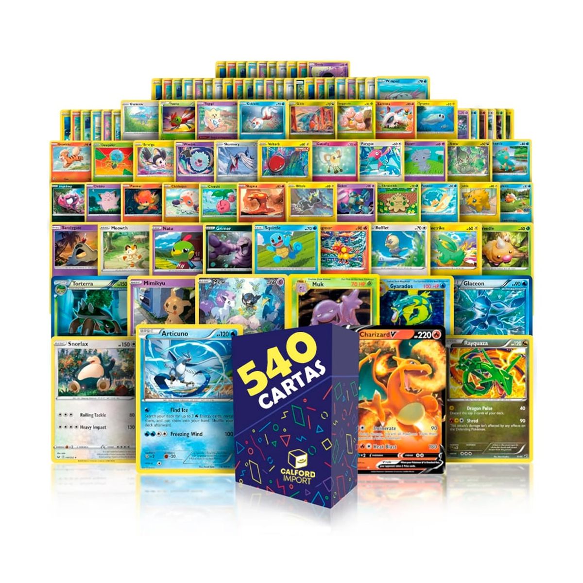 POKEMON - LOTE 540 CARTAS AL AZAR POKEMON TCG