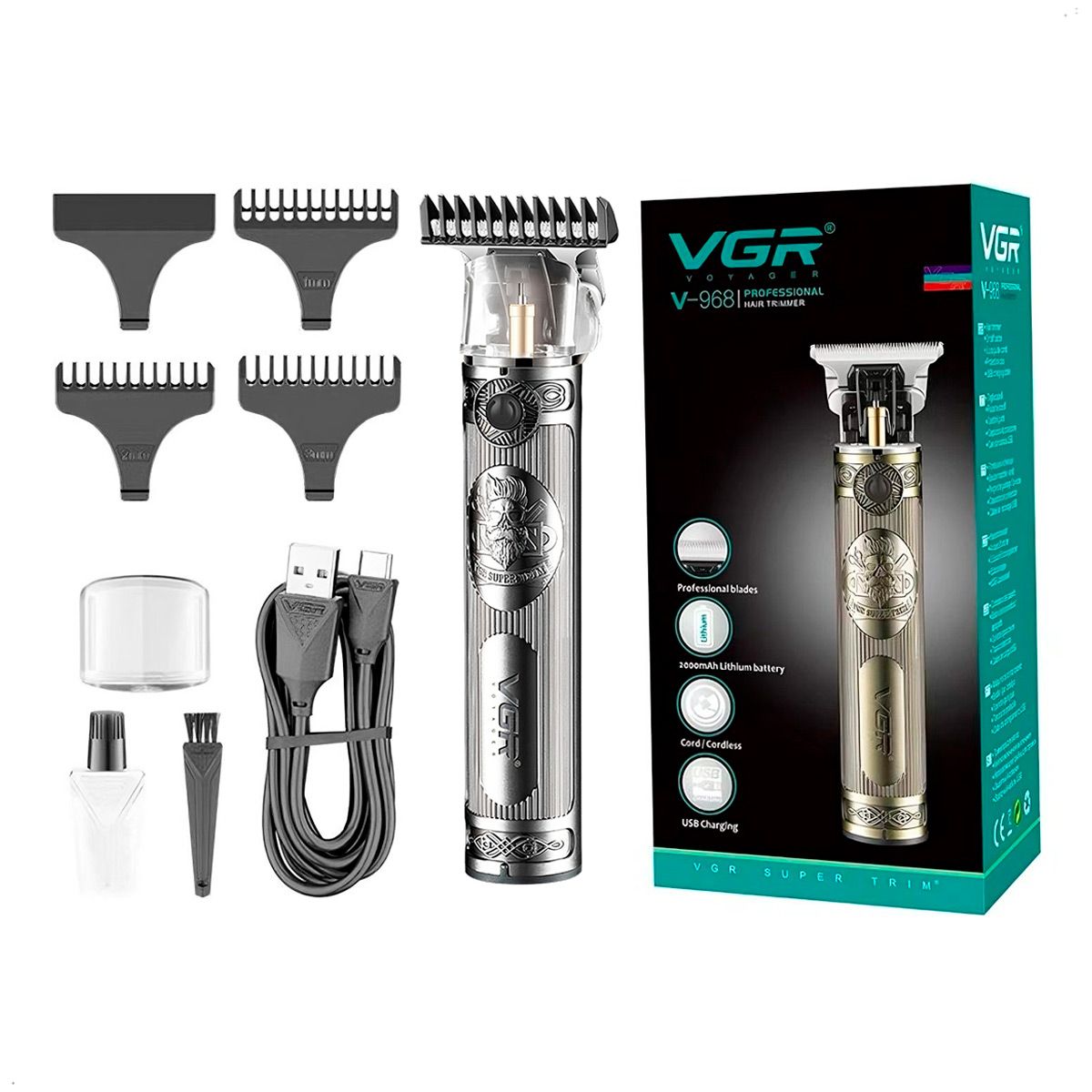 GENERICO - Maquina Corte De Pelo Vgr V 968 Trimmer Inalambrico