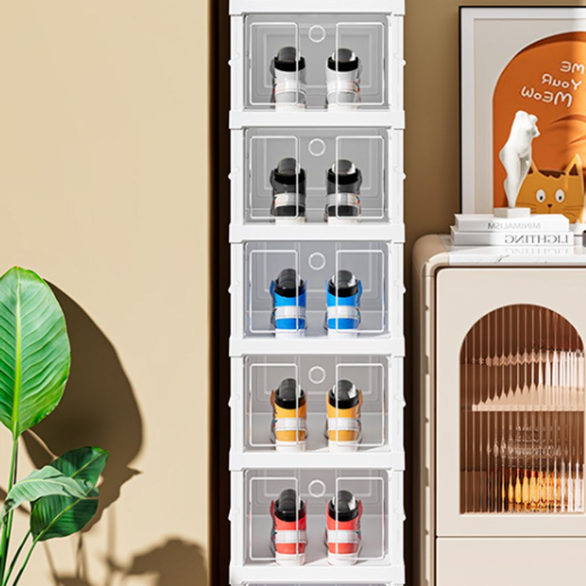 GENERICO - Organizador Zapatera De 9 Niveles Plegable