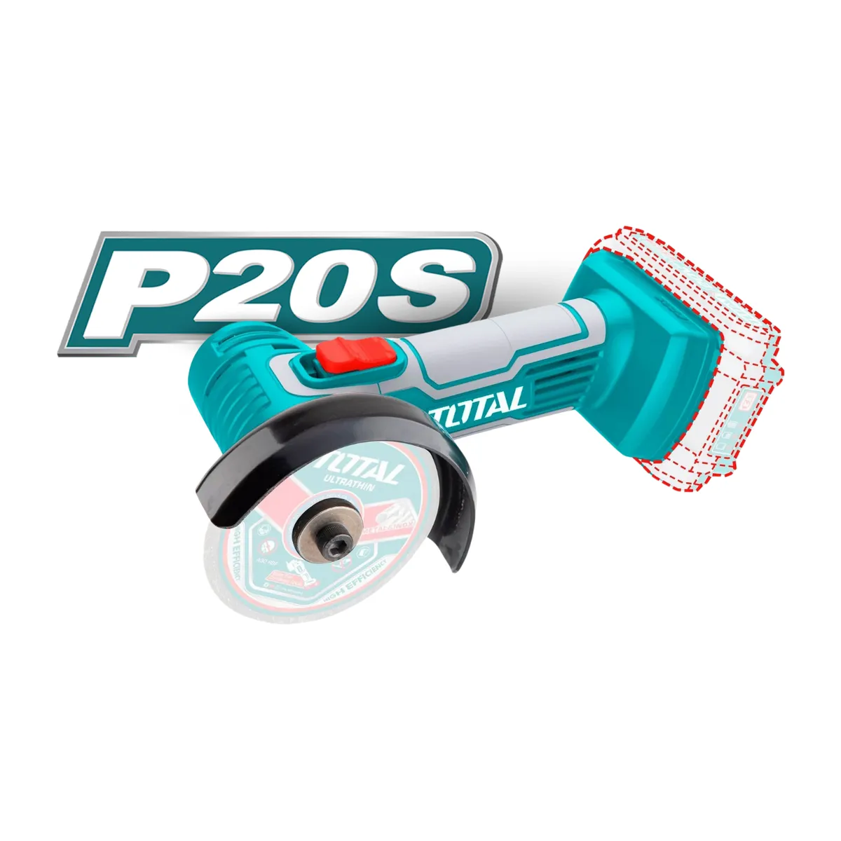 TOTAL TOOLS - Amoladora 3 inalambrica + accesorios Total