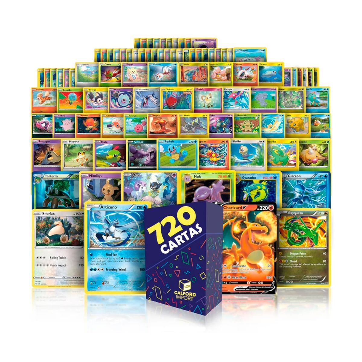 POKEMON - LOTE 720 CARTAS AL AZAR POKEMON TCG