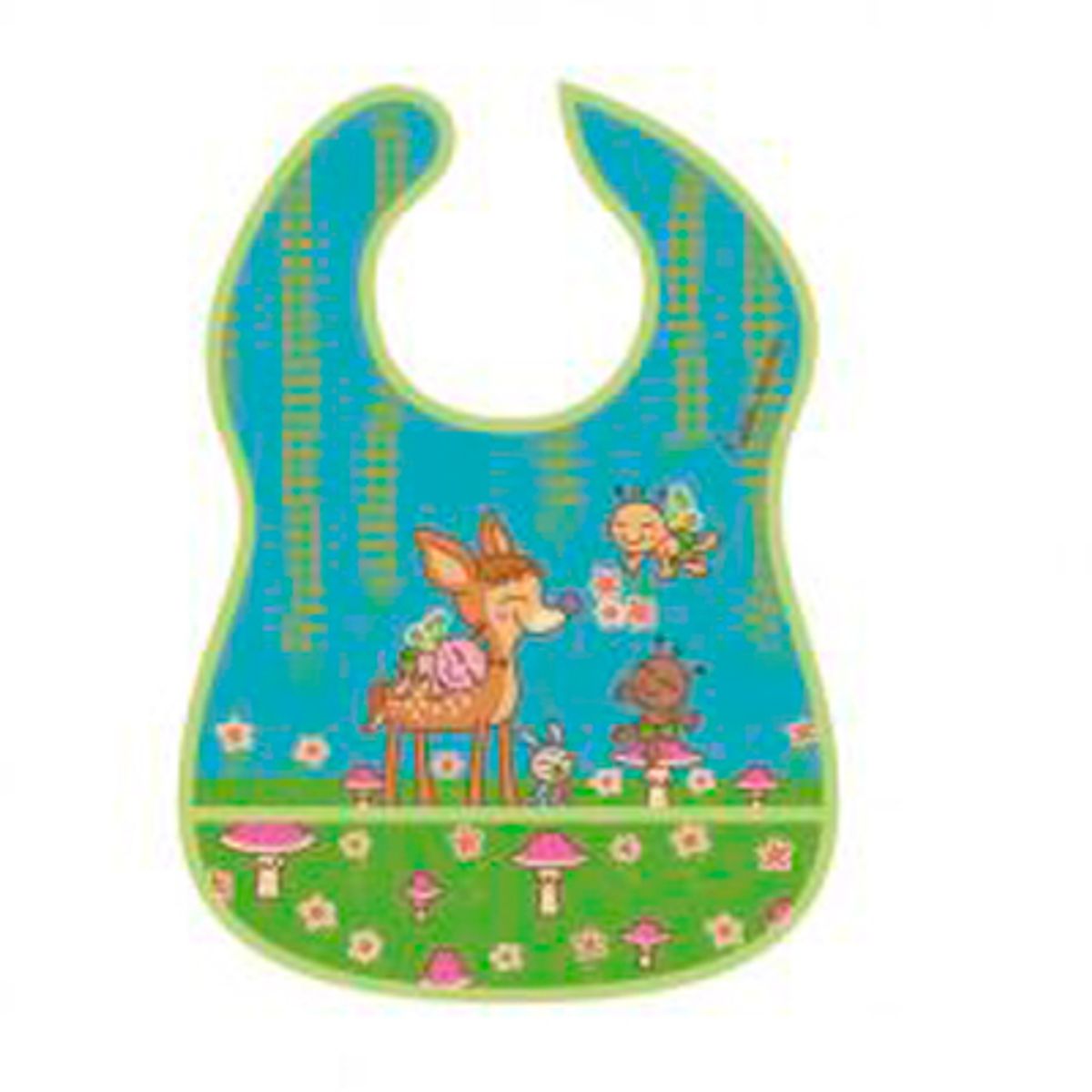 LAKEN - BABERO BEBE NIÑO IMPERMEABLE CON BOLSILLO - LAKEN