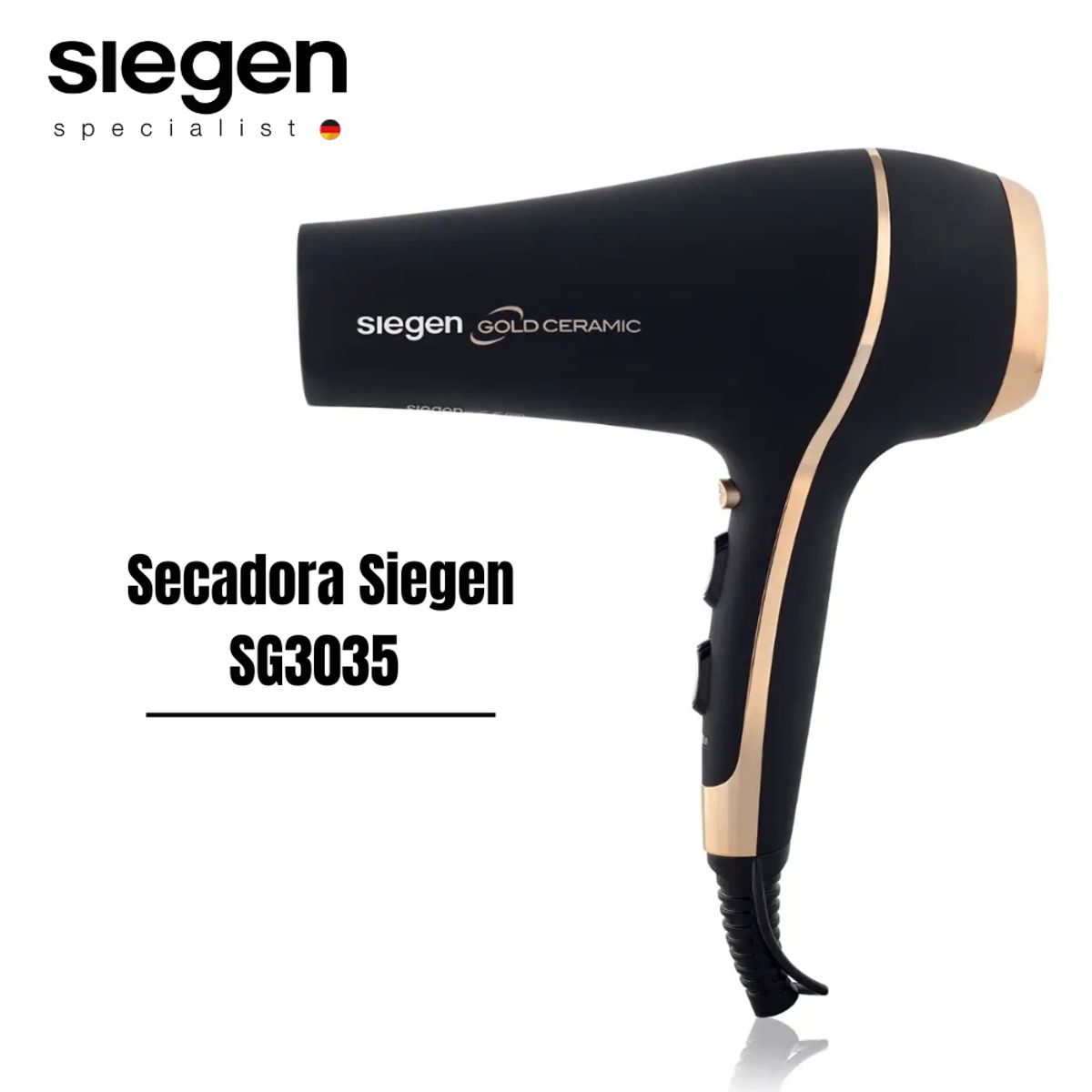 Siegen - Secadora de Cabello Siegen SG-3035