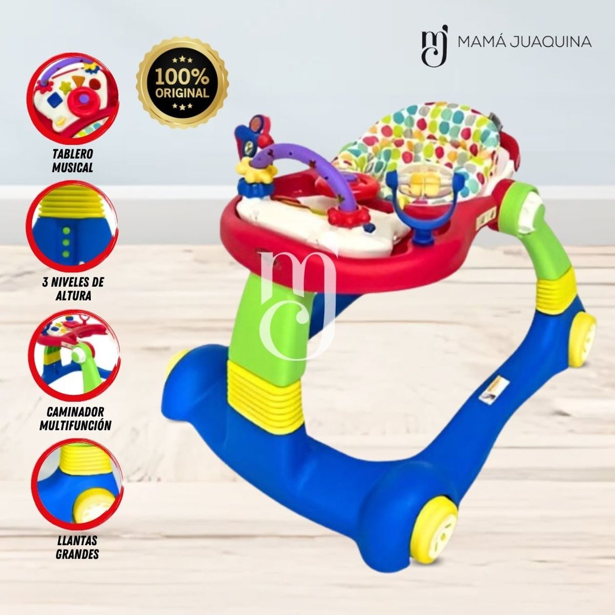 BABY - Andador Musical «BILON» Edición Limitada Red