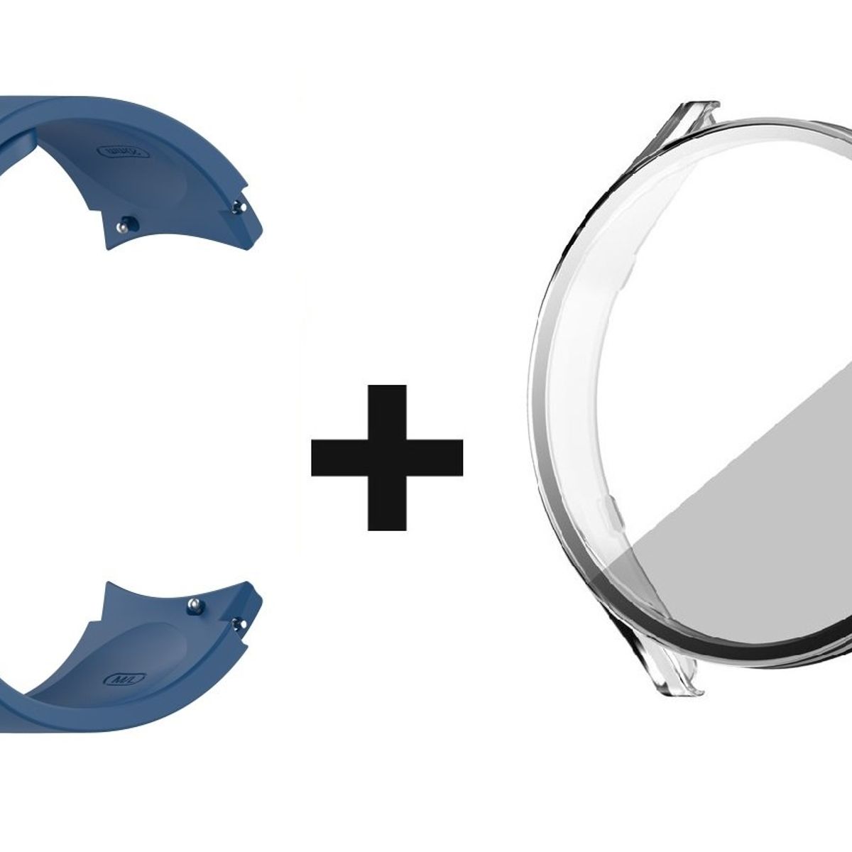 GENERICO - CORREA + BUMPER PARA SAMSUNG GALAXY WATCH 4 AZUL / 40MM