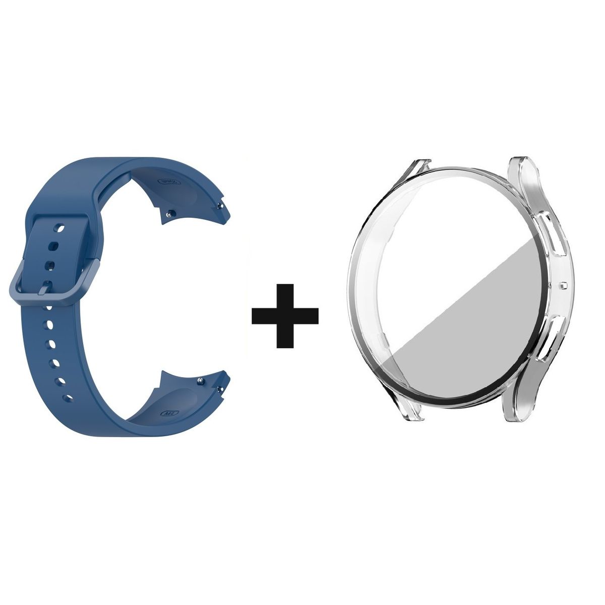 GENERICO - CORREA + BUMPER PARA SAMSUNG GALAXY WATCH 4 AZUL / 40MM
