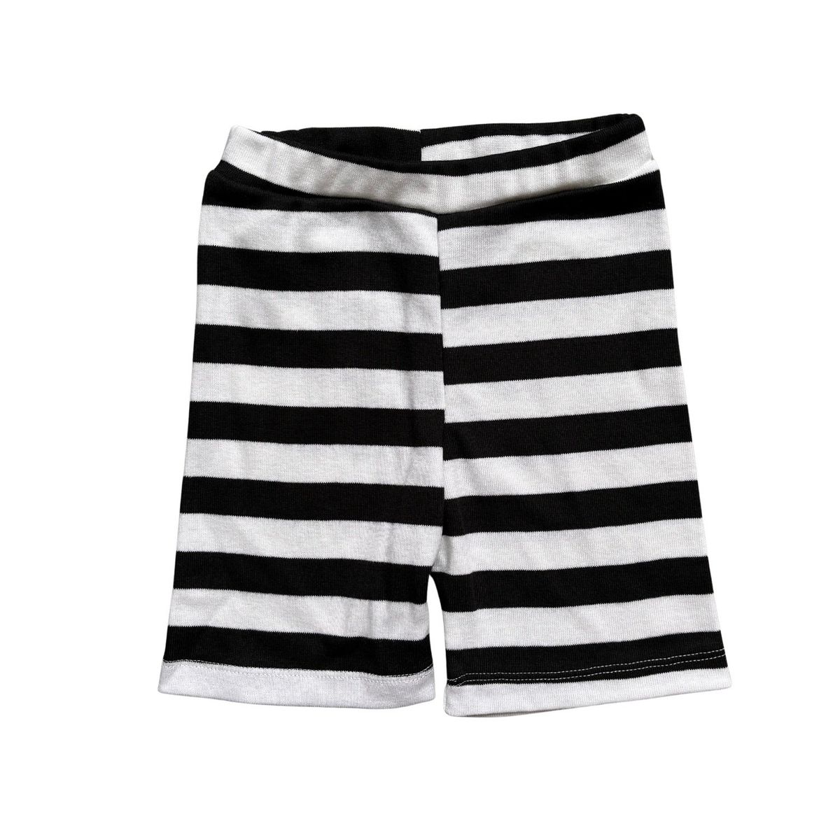 RED CARROT - Short negro y blanco rayado de algodon