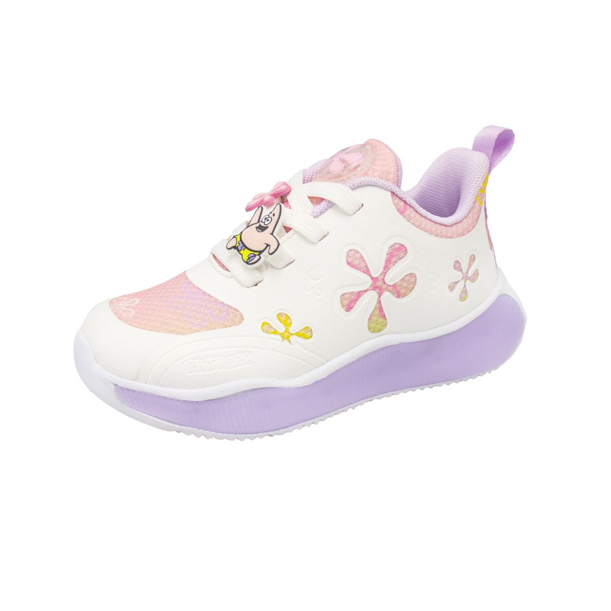 BOB ESPONJA - Zapatillas Patricio Estrella Bob Esponja Rosado Blanco Niña